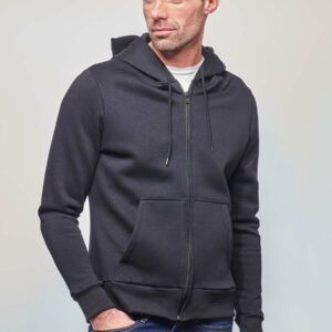 Hoodie sweat à capuche made in France renaud noir- Fil Rouge