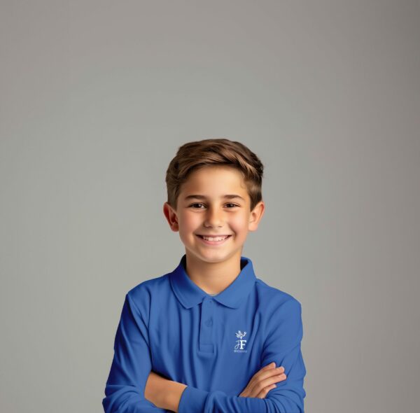 Tenue scolaire POLO MARTY bleu Collège Jean Franco - Boutique Fil Rouge