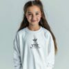 SweatGirl Broderie Blanc Carre Vive