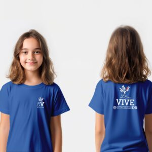 Tenue scolaire TEE-SHIRT BENOIT bleu Collège l’Eau Vive - Boutique Fil Rouge