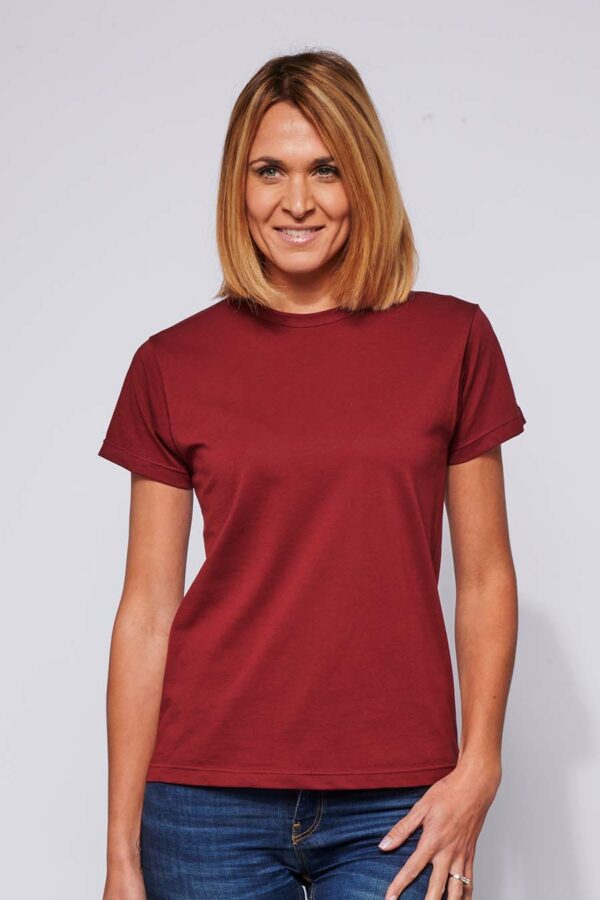 Tee-shirt classique made in France en coton bio pour Femme - Boutique Fil Rouge