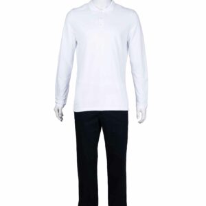 Tenue scolaire POLO MATTEO blanc Ecole Pierre Gilles de Gennes - Boutique Fil Rouge