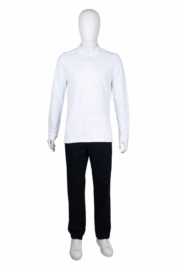 Tenue scolaire POLO MATTEO blanc Ecole Pierre Gilles de Gennes - Boutique Fil Rouge