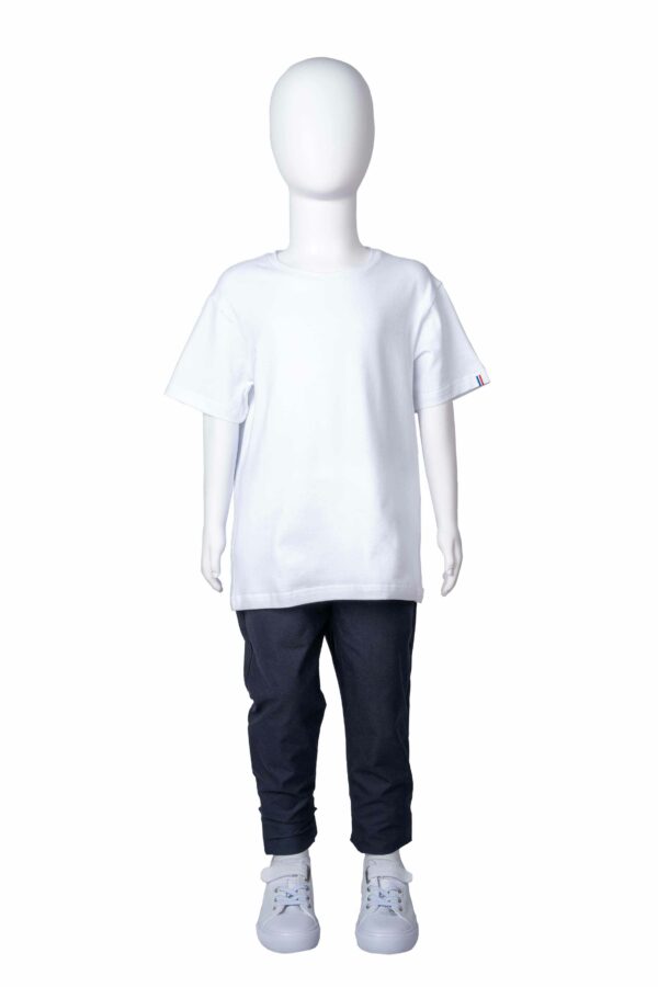 Tenue scolaire TEE-SHIRT ELIO blanc Ecole Pierre Gilles de Gennes - Boutique Fil Rouge