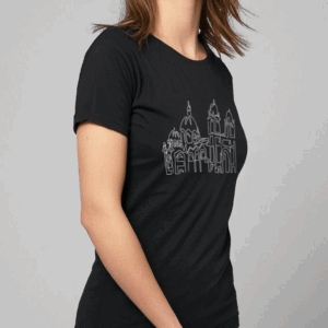 Tee-shirts unisexe Cathédrale de la Major noir Made in France - Boutique Fil Rouge