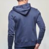 La veste zippée gris marine