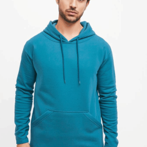 hoodie sam bleu canard face