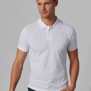 polo matt blanc face