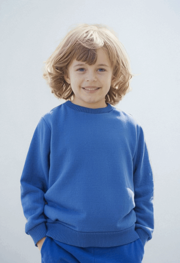 sweatshirt armand bleu face